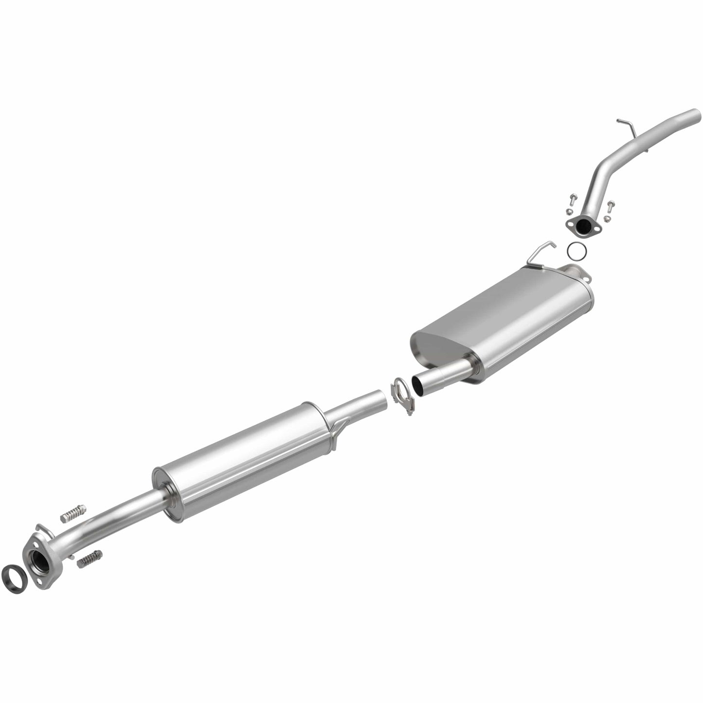 BRExhaust 2003-2011 Honda Element 2.4L Direct-Fit Replacement Exhaust System