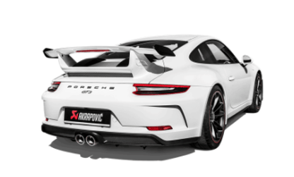 Akrapovic Porsche 911 GT3 RS (991.2) Slip-On Race Line (Titanium) w/Titanium Tips