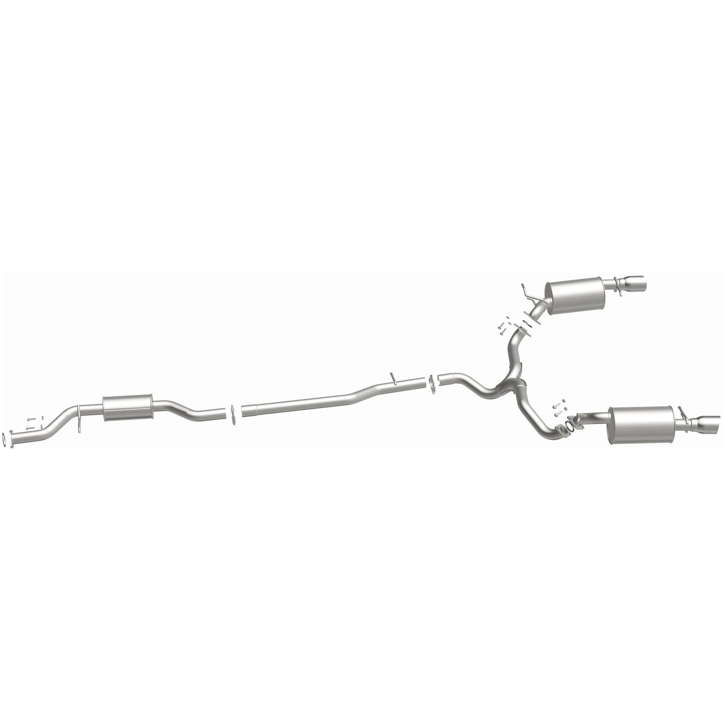 BRExhaust 2007-2015 Mazda CX-9 Direct-Fit Replacement Exhaust System