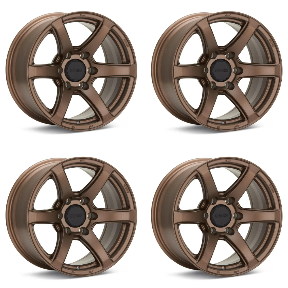 (set of 4) Enkei Cyclone Bronze | 17x9" +0mm | 6x139.7mm Wheels