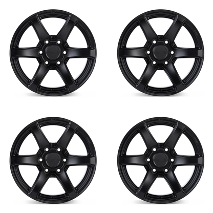 (set of 4) Enkei Cyclone Matte Black | 17x9" +12mm | 6x135mm Wheels