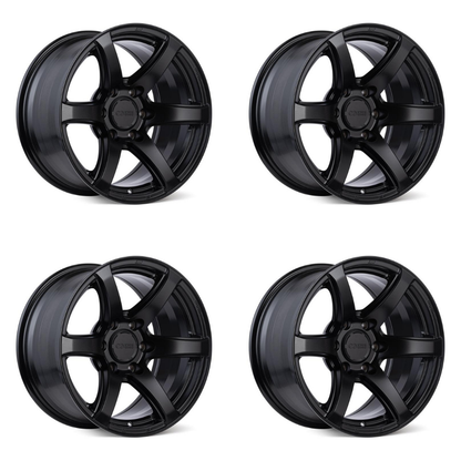 (set of 4) Enkei Cyclone Matte Black | 18x9" +12mm | 6x135mm Wheel