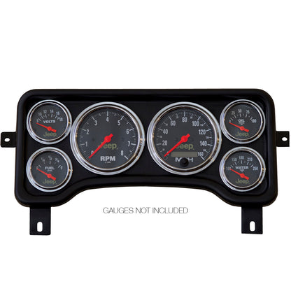 AutoMeter Jeep TJ/XJ Direct Fit Dash Panel 6 Gauge 3 3/8in x2 / 2 1/16in x4 (5381)