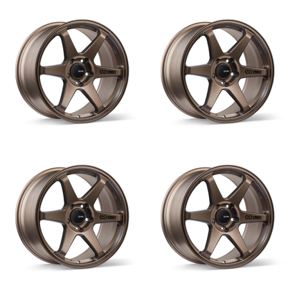 (set of 4) Enkei T6R Matte Bronze | 18x8" +40mm | 5x114.3mm Wheels