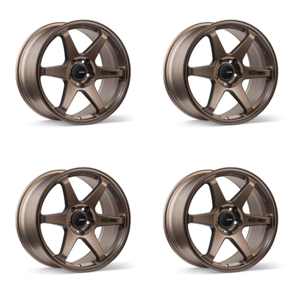 (set of 4) Enkei T6R Matte Bronze | 18x9.5" +45mm | 5x100mm Wheels