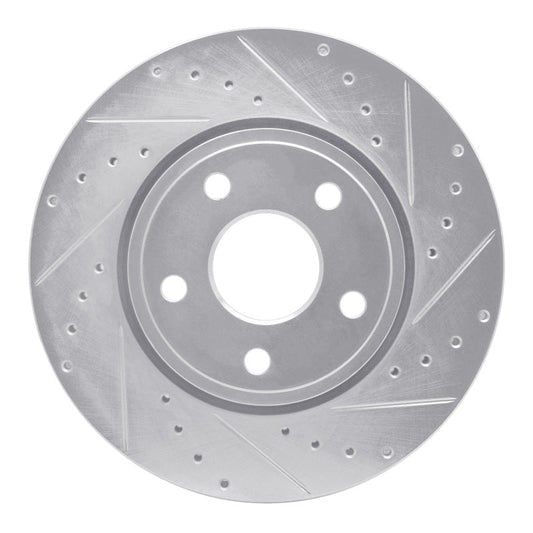 DFC D&S Silver Brake Rotor (FRONT RIGHT): Dodge Durango (11-22)