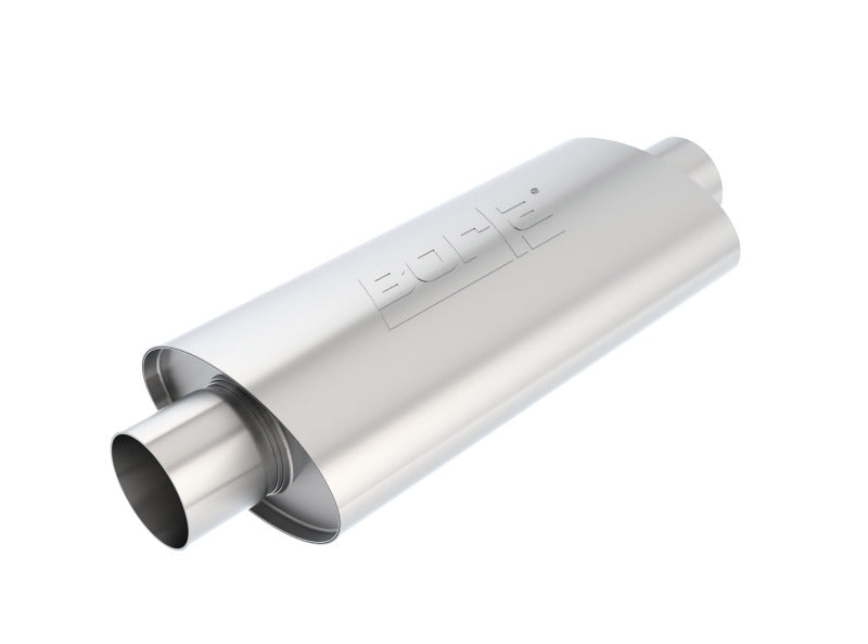 Borla XR-1 3in Center/Center Oval Race Muffler | Universal (40575)