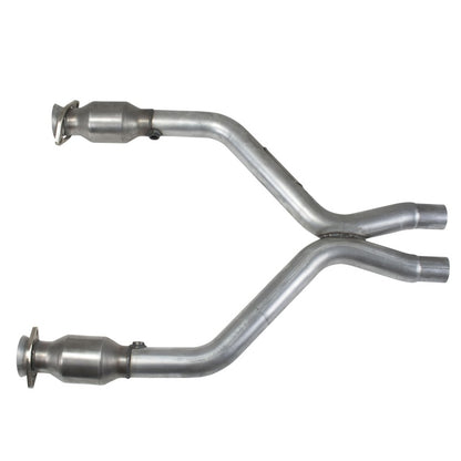 BBK 11-14 Mustang 3.7 V6 Short Mid X Pipe w/Catalytic Converters (1461)