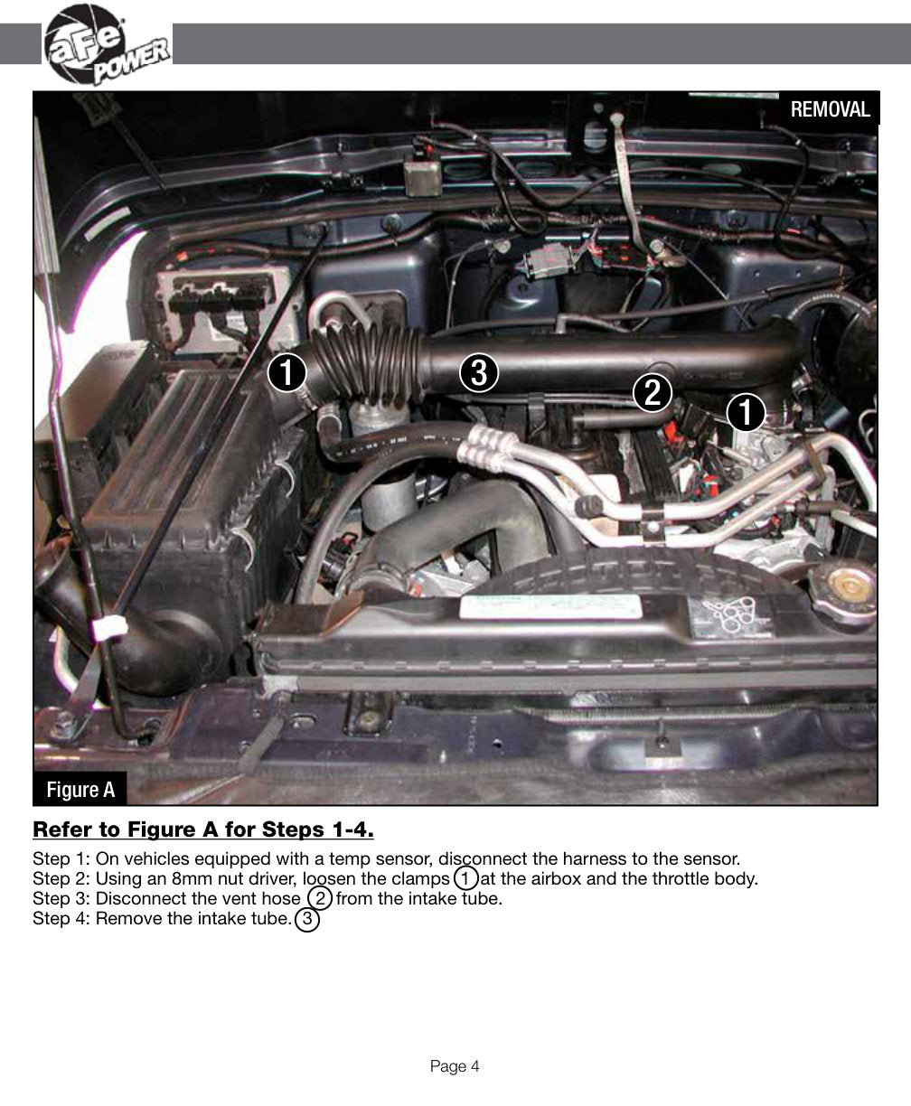 aFe MagnumFORCE Stage-2 Cold Air Intake | Jeep TJ 97-06 L6-4.0L (54-10142) (SPF5410142)