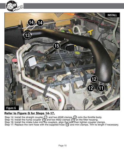 aFe MagnumFORCE Stage-2 Cold Air Intake | Jeep TJ 97-06 L6-4.0L (54-10142) (SPF5410142)
