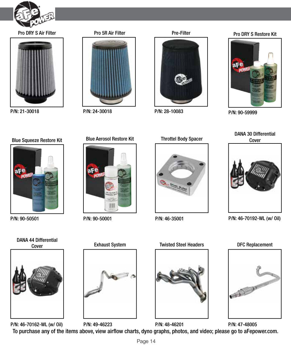 aFe MagnumFORCE Stage-2 Cold Air Intake | Jeep TJ 97-06 L6-4.0L (54-10142) (SPF5410142)