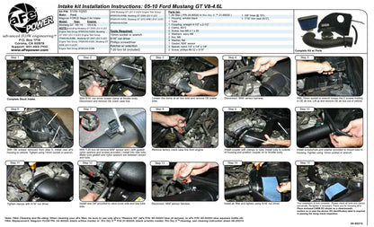 aFe Magnum FORCE Stage-2 Cold Air Intake | Ford Mustang 05-09 V8-4.6L (54-10293) (SPF5410293)