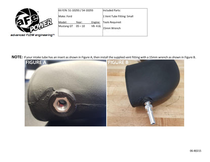 aFe Magnum FORCE Stage-2 Cold Air Intake | Ford Mustang 05-09 V8-4.6L (54-10293) (SPF5410293)