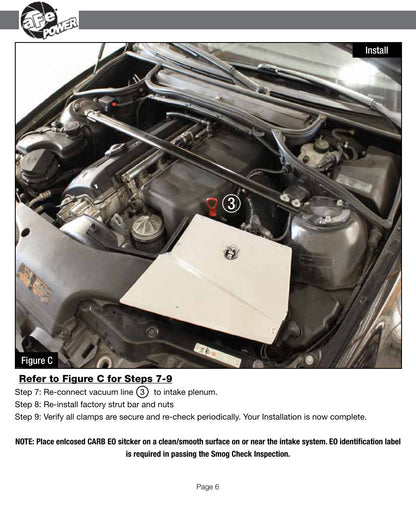 aFe Magnum FORCE Torque Booster Tube | BMW M3 (E46) (01-07) (54-10469-B)