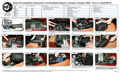 aFe Magnum FORCE Stage-2 Cold Air Intake | Chrysler 05-10 V8-5.7 (54-10712)