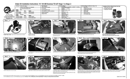 aFe Magnum FORCE Stage-2 Cold Air Intake | GM Diesel Trucks LB7 V8-6.6L (01-04) (54-10782)