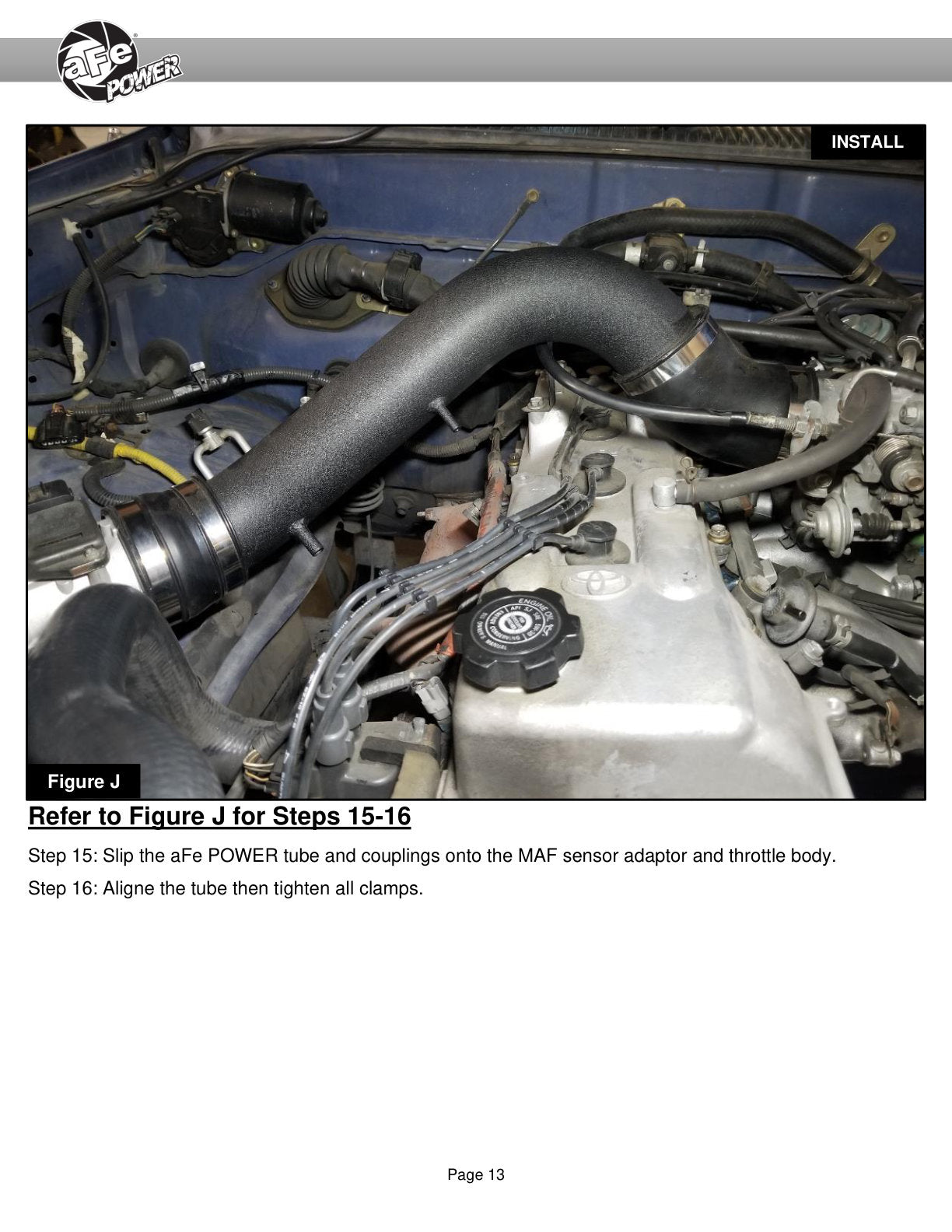 aFe Magnum FORCE Stage-2 Cold Air Intake L4 2.4/2.7L | Toyota Tacoma (99-04) (54-11052)