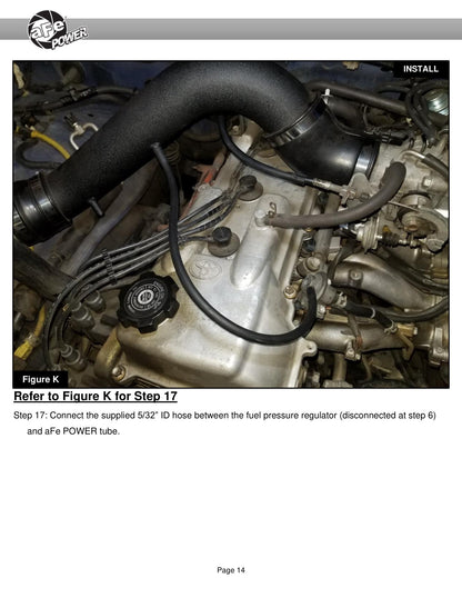 aFe Magnum FORCE Stage-2 Cold Air Intake L4 2.4/2.7L | Toyota Tacoma (99-04) (54-11052)