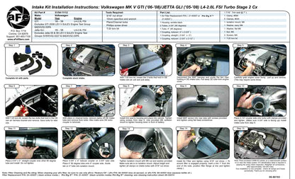 aFe Magnum FORCE Stage-2 Cold Air Intake | VW Jetta/GTI (05-08) L4-2.0L MKV (54-11112)