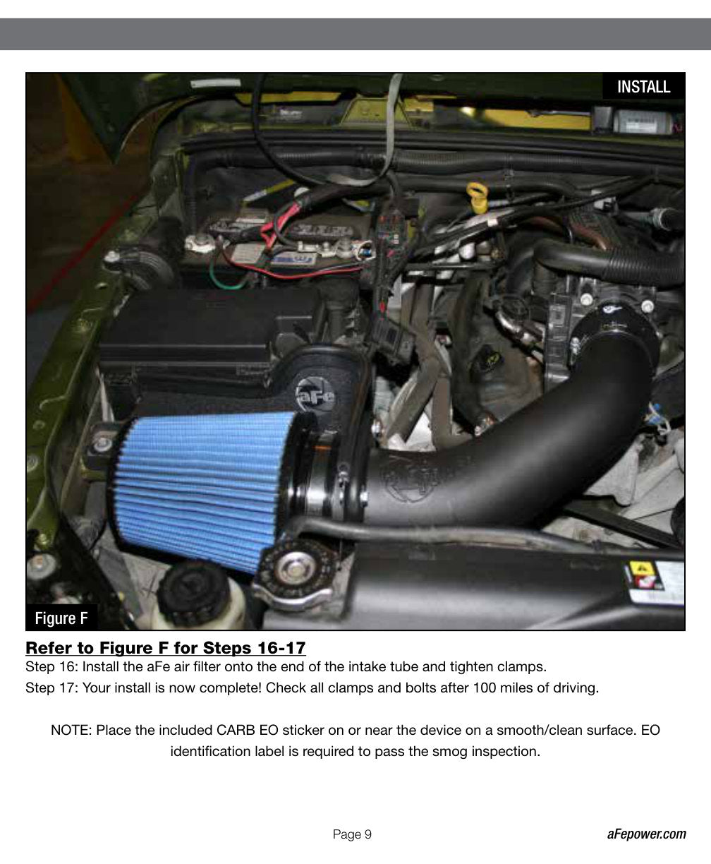 aFe Magnum FORCE Stage-2 Cold Air Intake | Jeep JK V6-3.8L (07-11) (54-11252-2)