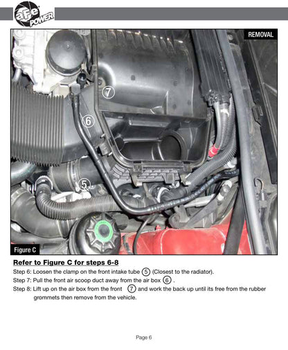 aFe MagnumFORCE Stage-2 P5R Intake | BMW 335i (N54) 07-11 / Z4 35i 09-15 (54-11472)
