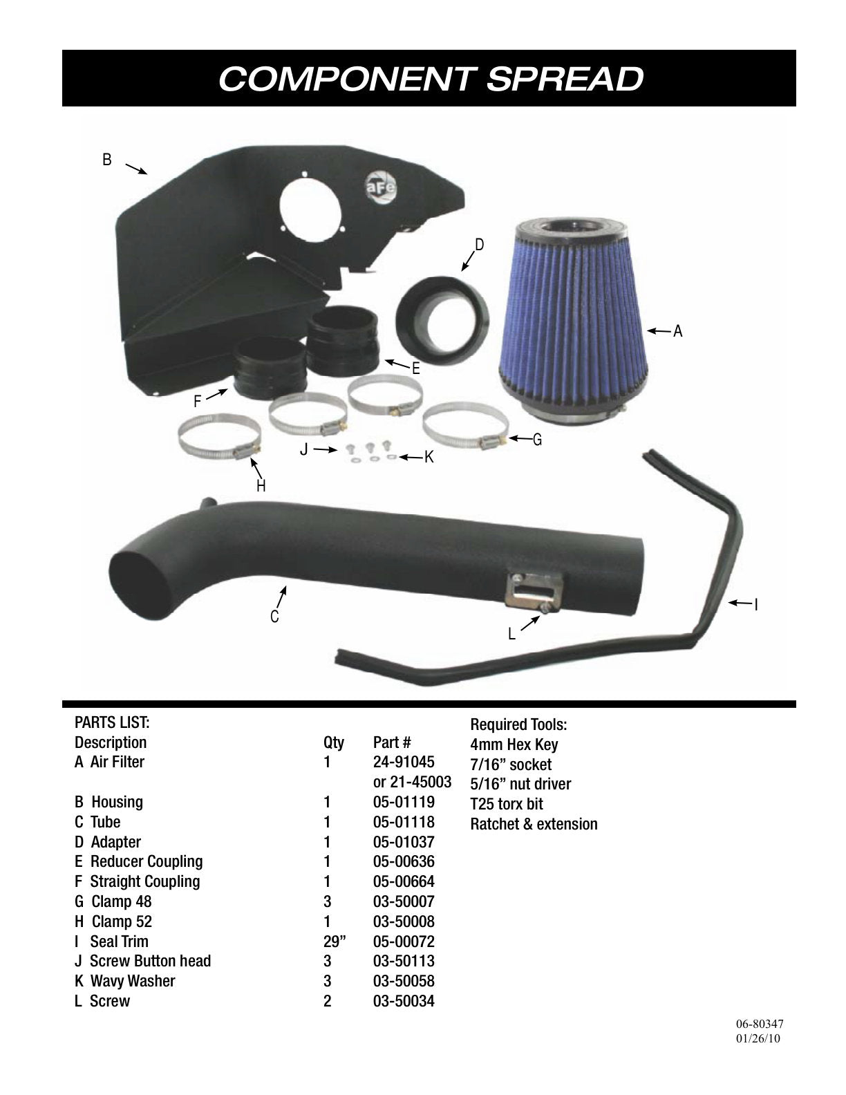 aFe Magnum FORCE Stage-2 Cold Air Intake | Ford Crown Victoria (05-10) V8-4.6L (54-11692)