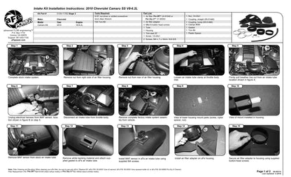 aFe MagnumFORCE Stage-2 P5R Intake | Chevrolet Camaro (10-11) V8 6.2L (54-11762)