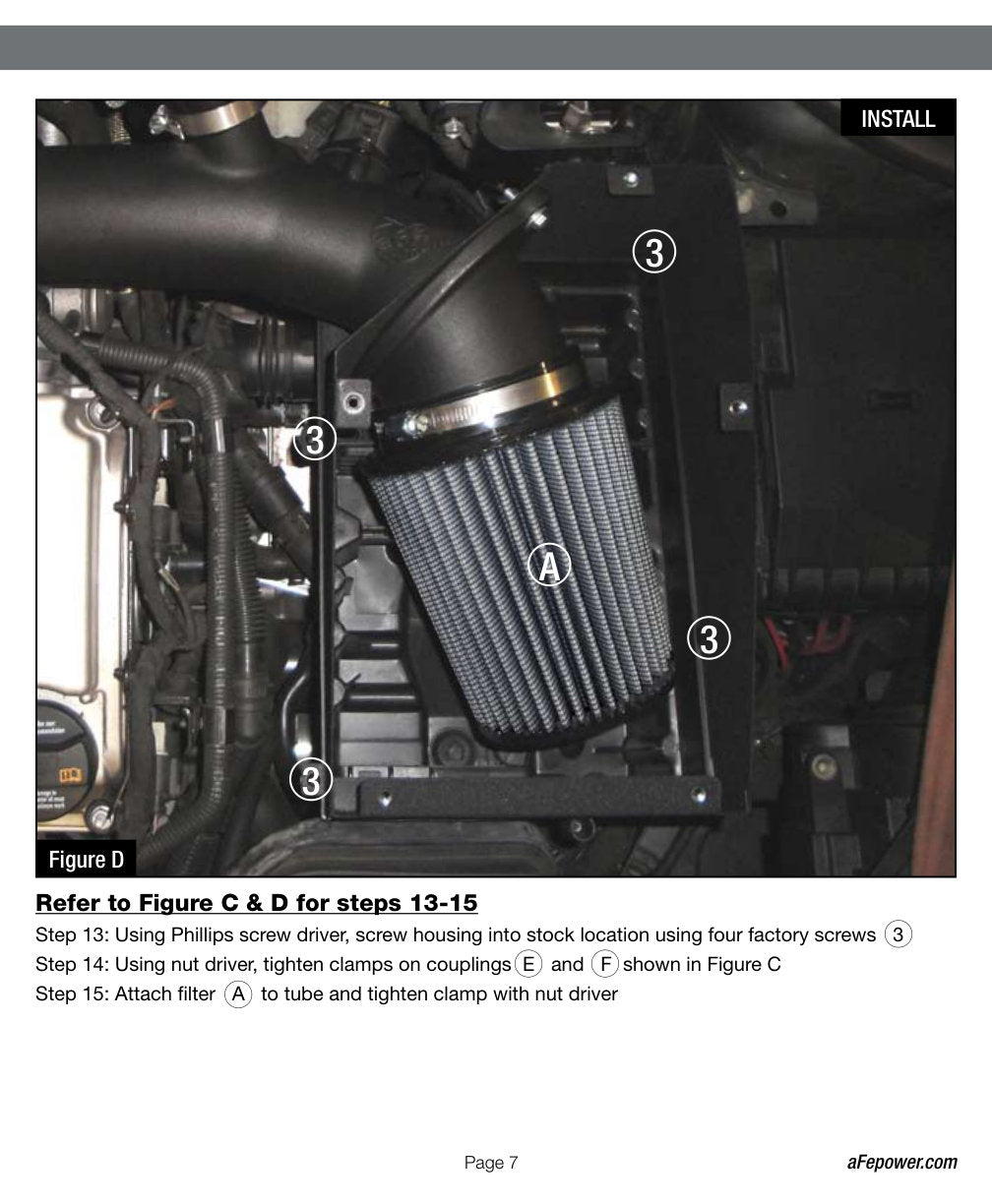 aFe Magnum FORCE Stage-2 Cold Air Intake | VW R32 V6-3.2L MKV (08-09) (54-11772)