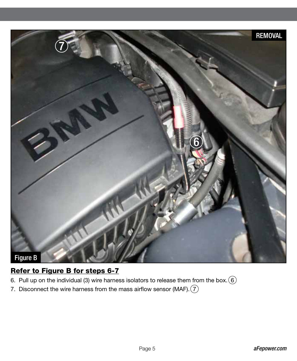 aFe MagnumFORCE Stage-2 P5R AIS Intake | BMW 335i E90/E92/E93 L6 3.0L (11-15) (54-11912)