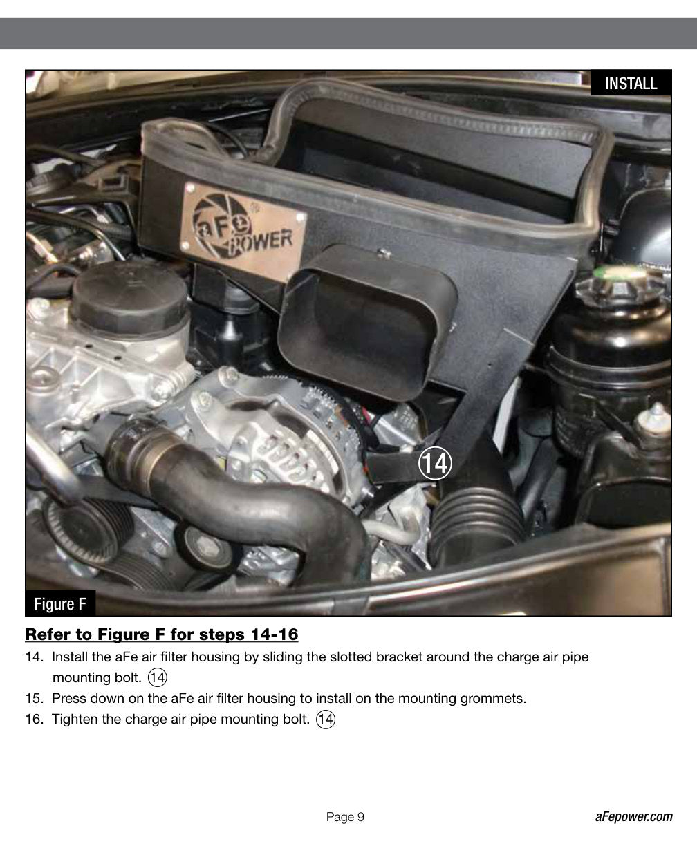 aFe MagnumFORCE Stage-2 P5R AIS Intake | BMW 335i E90/E92/E93 L6 3.0L (11-15) (54-11912)