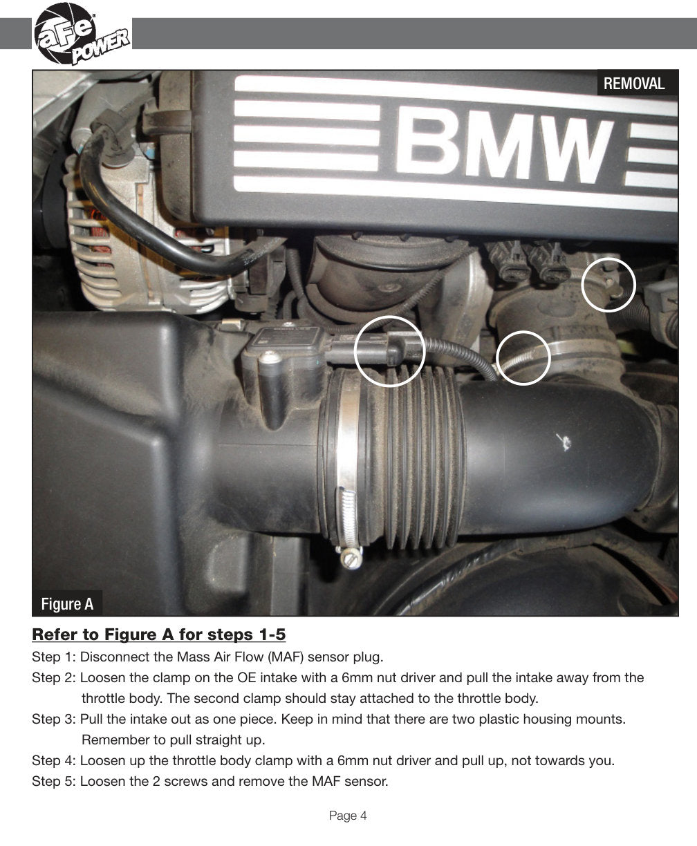 aFe Magnum FORCE Stage-2 Cold Air Intake 3.0i Z4 (E85/E86) 06-08 | (54-11942)