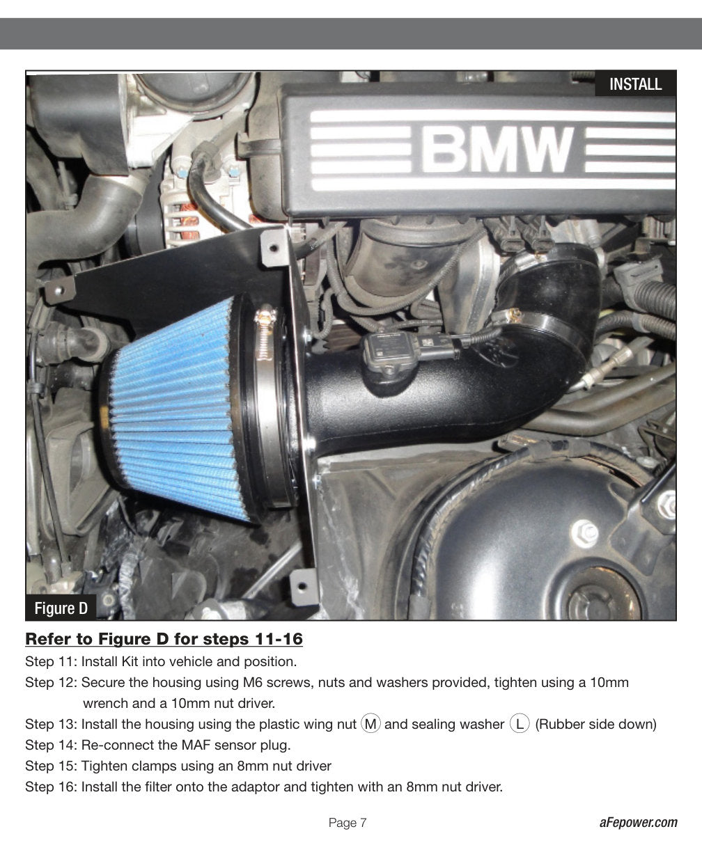 aFe Magnum FORCE Stage-2 Cold Air Intake 3.0i Z4 (E85/E86) 06-08 | (54-11942)