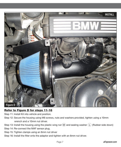 aFe Magnum FORCE Stage-2 Cold Air Intake 3.0i Z4 (E85/E86) 06-08 | (54-11942)