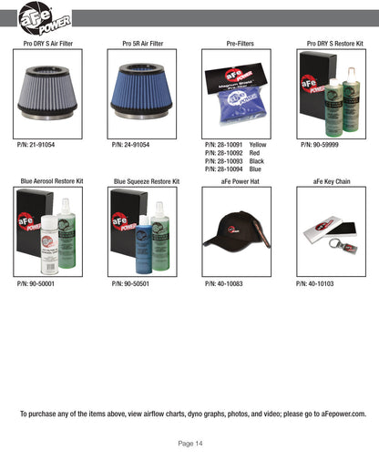aFe Magnum FORCE Stage-2 Cold Air Intake 3.0i Z4 (E85/E86) 06-08 | (54-11942)