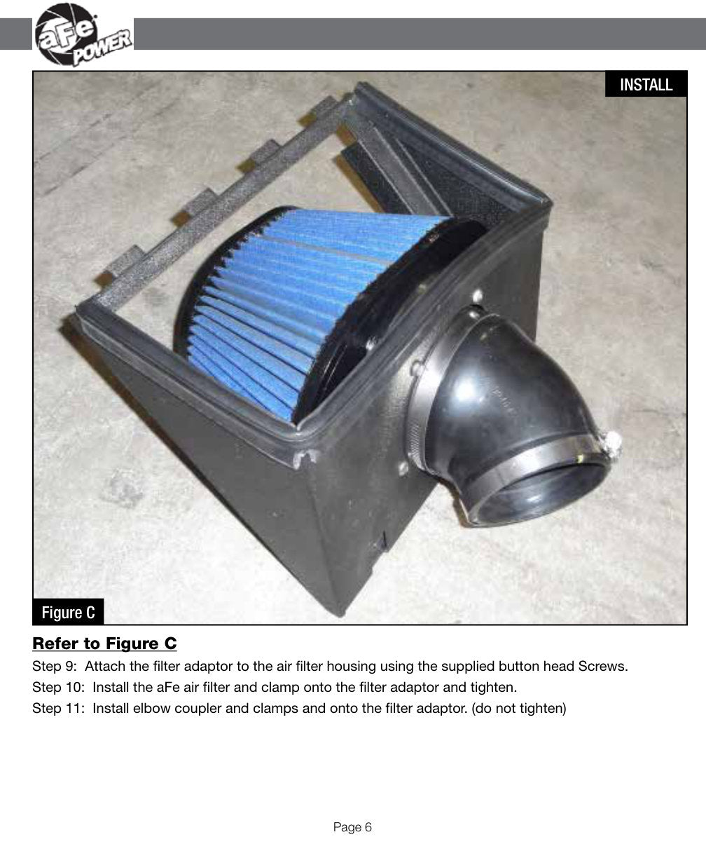 aFe Magnum FORCE Stage-2 Cold Air Intake V8 6.2L 11-12 F-250/350 | (54-11972-1B)