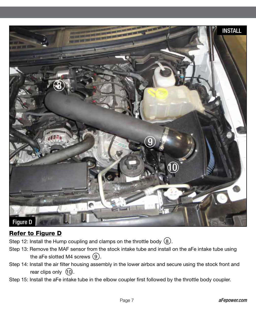 aFe Magnum FORCE Stage-2 Cold Air Intake V8 6.2L 11-12 F-250/350 | (54-11972-1B)