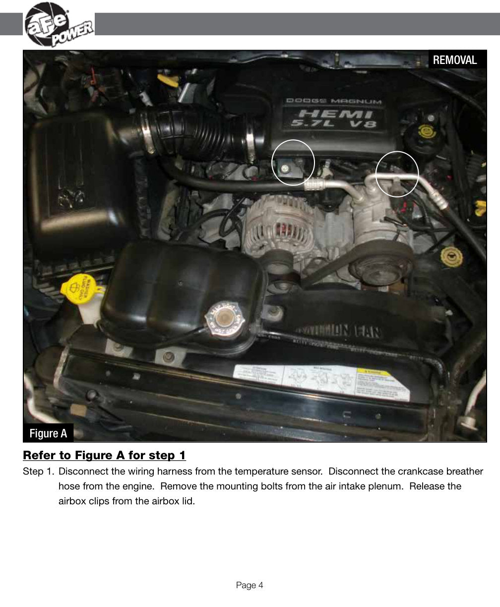 aFe Magnum FORCE Stage-2 Cold Air Intake F&R | Dodge Ram 03-08 V8-5.7L (54-11992) (SPF5411992)