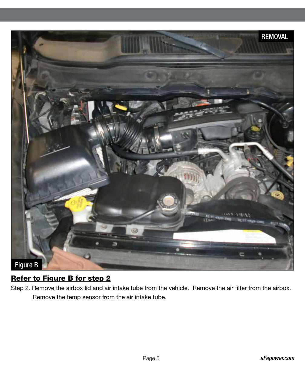 aFe Magnum FORCE Stage-2 Cold Air Intake F&R | Dodge Ram 03-08 V8-5.7L (54-11992) (SPF5411992)