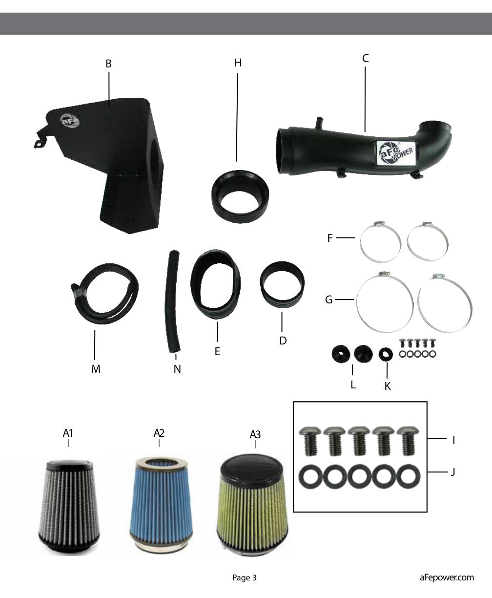 aFe Magnum FORCE Stage-2 Cold Air Intake F&R Jeep 2012-17 V6 3.6L 54-12092-1 (54-12092-1)