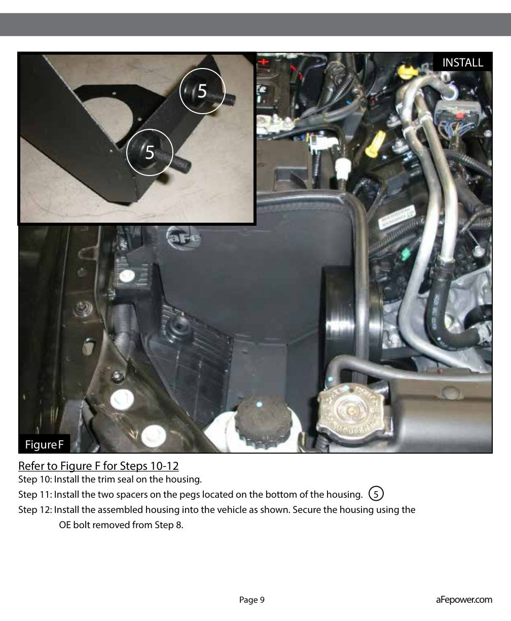 aFe Magnum FORCE Stage-2 Cold Air Intake F&R Jeep 2012-17 V6 3.6L 54-12092-1 (54-12092-1)