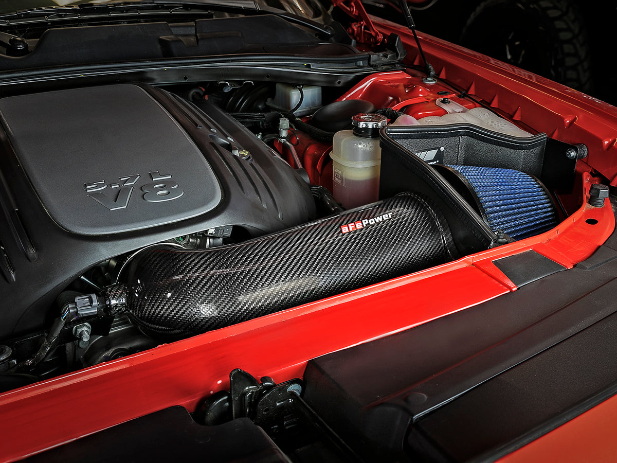 aFe Track Series Stage-2 Carbon Intake | Dodge Chall/Charger V8-5.7L (11-17) (54-12162-C)
