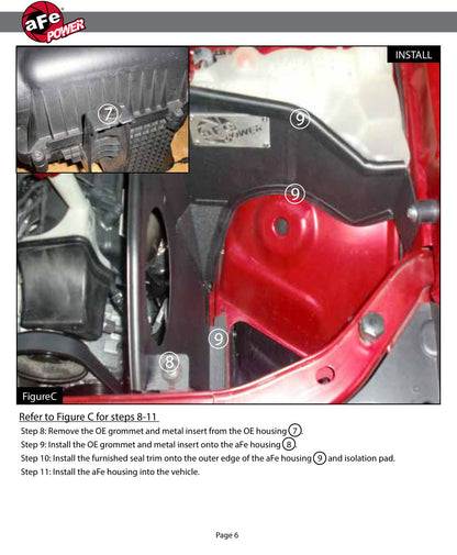 aFe Magnum FORCE Stage-2 Cold Air Intake | Dodge Challenger/Charger/300 V8 5.7L (11-13) (54-12162)