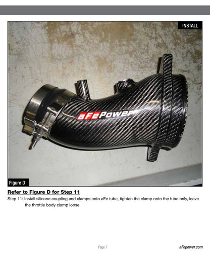 aFe MagnumFORCE Stage-2 Carbon Fiber Intake | Dodge Challenger/Charger SRT-8 (11-17) (54-12172-C)