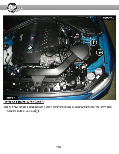 aFe MagnumFORCE Stage-2 Pro 5R Intake | BMW 335i (F30) L6 3.0L (12-15) (54-12202)