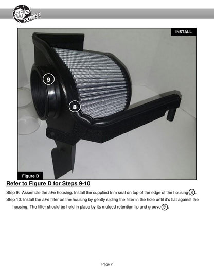 aFe MagnumFORCE Stage-2 Pro 5R Intake | BMW 335i (F30) L6 3.0L (12-15) (54-12202)