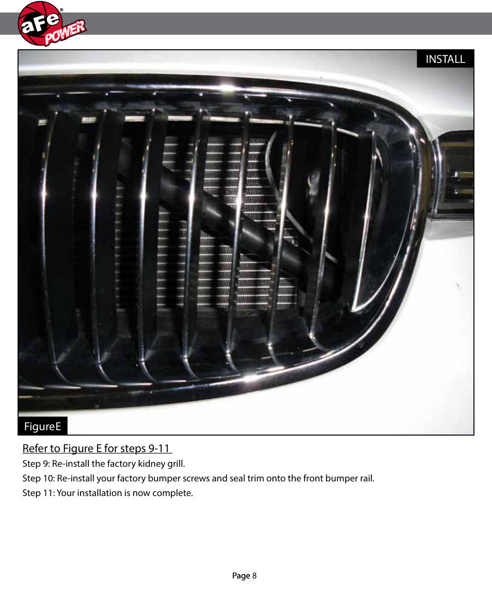 aFe MagnumFORCE Intake Scoop | BMW 335i/335ix (F30) (12-15) (54-12208)