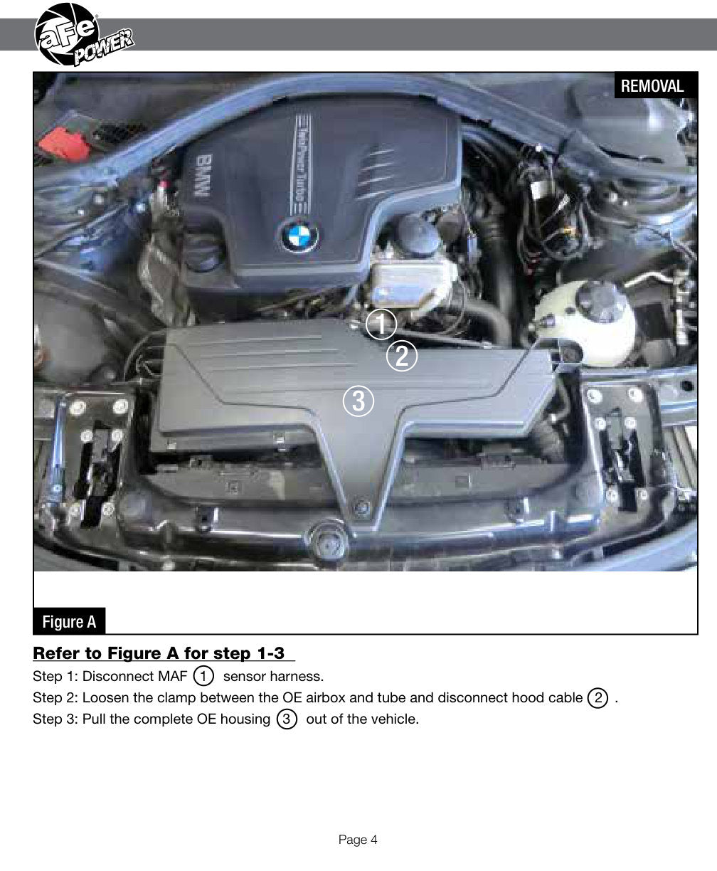 aFe 12-15 BMW 328i F30 L4 3.0L Turbo MagnumFORCE Stage-2 PRO 5R Intake (54-12212)