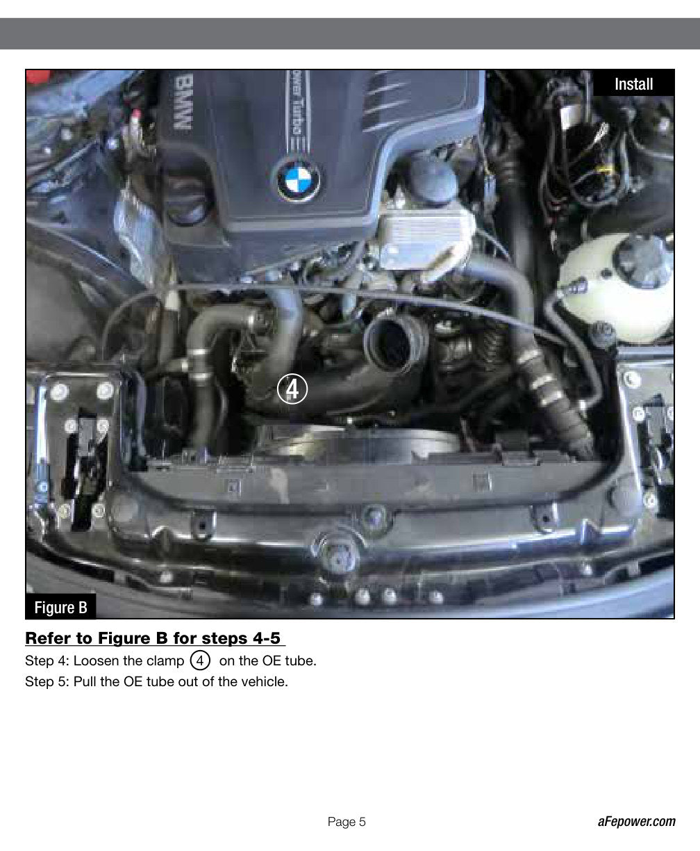 aFe 12-15 BMW 328i F30 L4 3.0L Turbo MagnumFORCE Stage-2 PRO 5R Intake (54-12212)