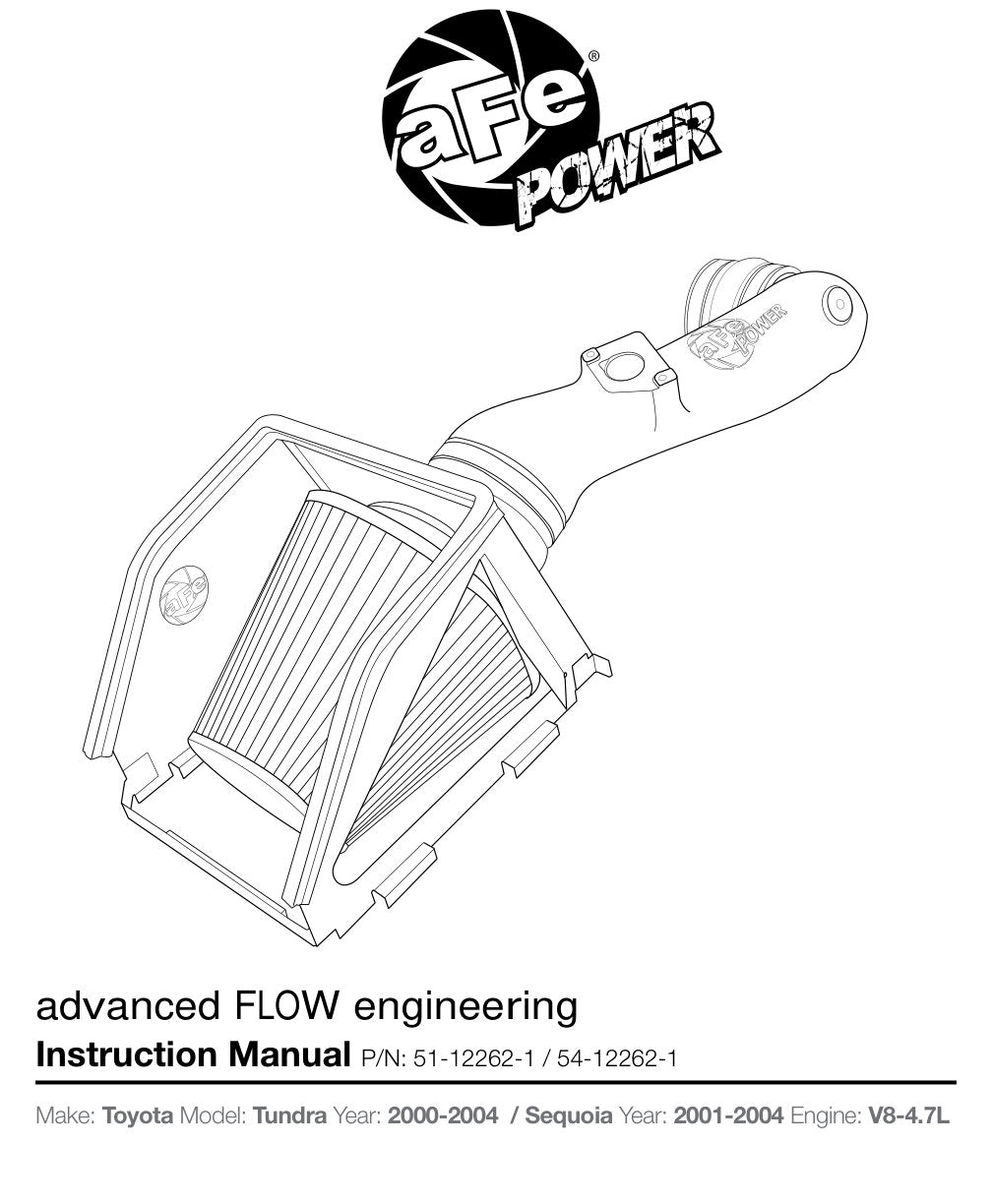 aFe Magnum FORCE Stage-2 Cold Air Intake | Toyota Tundra V8 4.7L (54-12262-1)