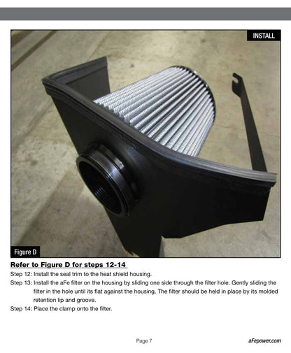 aFe MagnumFORCE Stage-2 Pro 5R Air Intake | Chevy Camaro V6 3.6L 10-15 (54-12382)